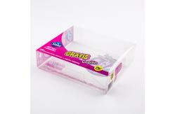 China Pantone Single Color Foldable Transparent Plastic Box supplier