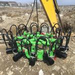 34.3mpa Hydraulic Square Concrete Pile Breaker Machine 135mm for sale