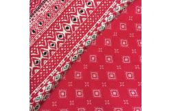 China Fashion Printed Rayon Fabric 105 - 110gsm Plain Style With 54/55 Width supplier