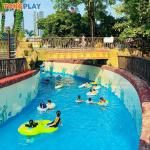 China NO Inflatable Water Park Water Slide Oem/Odm Suitable For All Ages manufacturer
