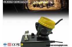 China 348 Lum Explosion Proof Rechargeable Miners Headlamp / IP68 Waterproof Mining Cap Lights supplier