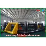 Football Inflatable Games PVC Seal Inflatable Soccer Field Kids Indoor / Outdoor Playground Equipment for sale