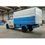 4 cubic electric tricycle garbage truck with hydraulic scissor door for sale