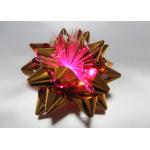 China Fiber - optic Metallic PET LED bows for Celebrative Wedding / Party / Holiday for sale