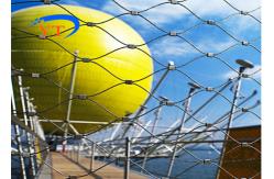 China Vertical Rope SS Balustrade Cable Mesh SGS Approved For Staircase Protective supplier