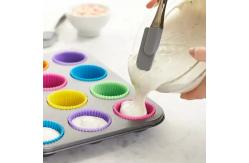China Mold Muffin Cup Chocolate Pudding Silicone Cake Molds supplier