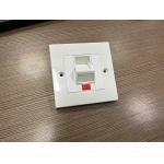 ANSHI LJ6C British Style Snap-In 1 Port Faceplate RJ45 Frame 86*86MM for sale