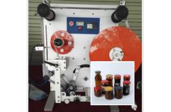 China Safe Hygienic Round Bottle Label Applicator Dual Positioning supplier