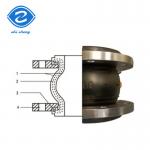 PN6-PN40 Dn200pn16 Carbon Steel Galvanized Flange Single Sphere Rubber Expansion Joint