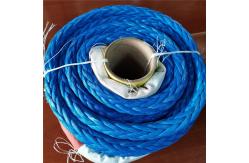 China 12 Strand Braided Uhmwpe Tug Boat Towing Rope Ship Mooring Hawser Rope supplier
