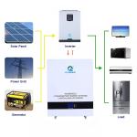 5KW Practical Wall Mounted Solar Battery , Home Solar Power Wall for sale