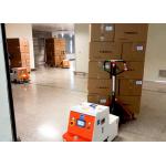 Single Way Tugger AGV Cart With Multi Site Stopping Function 24 Hours Workable for sale