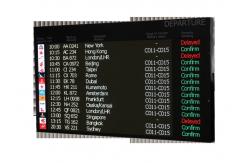 China High Brightness Flight Information Display Impact Resistant Energy Saving supplier