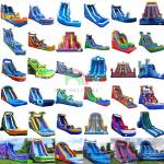 Factory Custom Water Slide Inflatable Commercial Kids Rental Event Inflatable Water Slides for Pool for sale