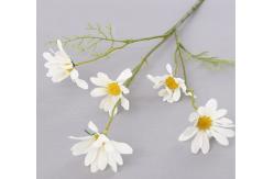 China Decorative Fabric Five Heads Artificial Daisy Branches 50cm Length supplier