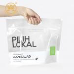 OEM Logo Zip Lock Dry Fruit Packaging Bags  Lettuce Vegetable Packaging Plastic Stand Up for sale