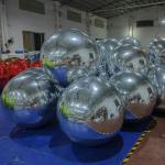 Custom Giant Decorative Inflatable Mirror Sphere Large Mirror Balloon PVC Mirror Ball for sale