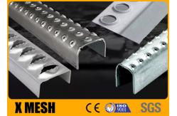 China Traction Aluminum Bar Galvanized Steel Grating Stair Treads Perforated supplier