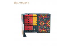 China 24 Drawer Advent Calendar Packaging Box Tea Hot Coffee Chocolate Bag Advent Calendar supplier