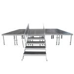 1.22x2.44m Black Aluminum Stage Platforms Outdoor for sale