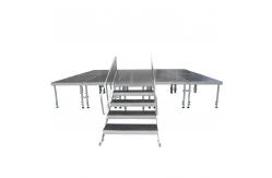China outdoor led stage with rails rental supplier