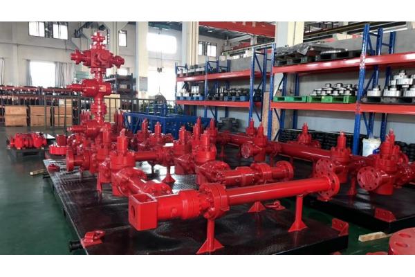 4130 Alloy Steel Choke Manifold 5000psi Pressure Rating API Spec 6A Compliance