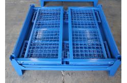 China Metal Turnover Collapsible Pallet Cage Stillage Crates Heavy Load 2000kg supplier
