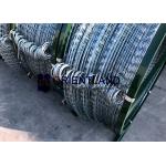 Razor  Barbed Tape Concertina Coil , Mobile Security Razor Wire Mesh Fencing
