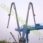 30m Knuckle Boom 1t Wide Shipyard Crane Working Radius