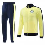 Yellow Quick Dry Football Jersey Tracksuit Polyester Soccer Training Suit for sale