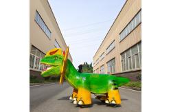 China Kiddie Animatronic Dinosaur Ride Coin / Remote Control Dinosaur Ride On supplier