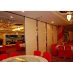 Custom Hotel Movable Floor to Ceiling Partition Wall With Sliding Aluminium Track