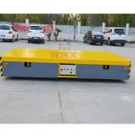 Steerable 3 Tons Electric Flat Car , Motor Driven Automatic Transfer Cart