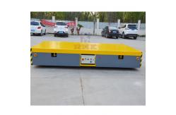 China Steerable 3 Tons Electric Flat Car , Motor Driven Automatic Transfer Cart supplier