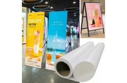 China Premium Inkjet Printing 200 Micron Eco-solvent Synthetic Matte PP Paper Roll supplier