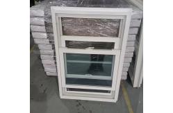 China New Product 78mm Series Upvc Double Hung Window Vinyl Plastic Price supplier