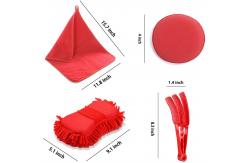 China 17PCS Detailing Brush Set For Car Wash PP Nylon Material supplier