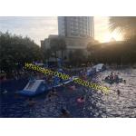 long pool obstacle course kids water obstacle for sale