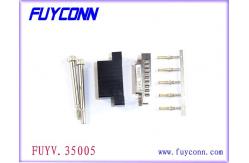 China Female V.35 Crimp Housing Connector with Metal Shell And Screws Lock supplier