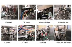 China Multi Function Zipper Bag Packing Machine For Cookies Banana Chips supplier