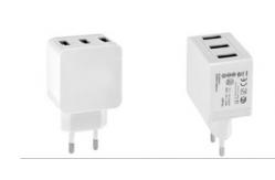 China UL GS PSE mini size three USB Power Adapter supplier