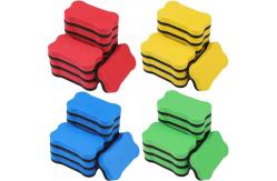 China Blackboard Magnetic Dry Eraser Yellow Bone Shape 2.76 *1.57 Inch supplier