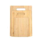 OCPO Kitchen S M L 3 Piece Bamboo Cutting Board Set Wooden Crafts Supplies for sale