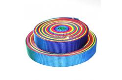 China Blue 3cm Polyester Polypropylene Webbing For Dog Collars High Strength supplier
