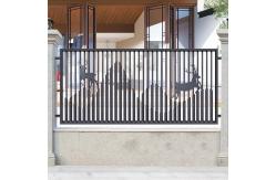 China European Design 10FT Tubular Steel Gate Customized Decorative Iron Fencing supplier