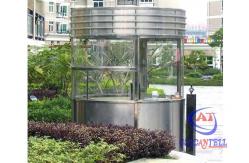 China Stainless Steel 1 Man Prefabricated Security Guard Houses supplier
