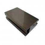 Customized Champagne Electrophoresis Anodized Aluminum Profiles 6063 Aluminum Extrusion For Window And Door for sale