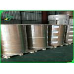 31 - 98 Inches Food Grade Paper Roll / Oil Proof Brown Or White PE Coated Kraft Paper For Packaging for sale