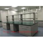 Full Steel Chemistry Lab Tables 12.7mm Solid Worktops SGS Certified for sale