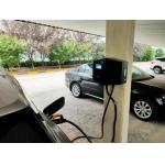 Public 22kw Ocpp1.6J 3phase Fast Wall Mounted Type2 EV Charger With Pillar for sale